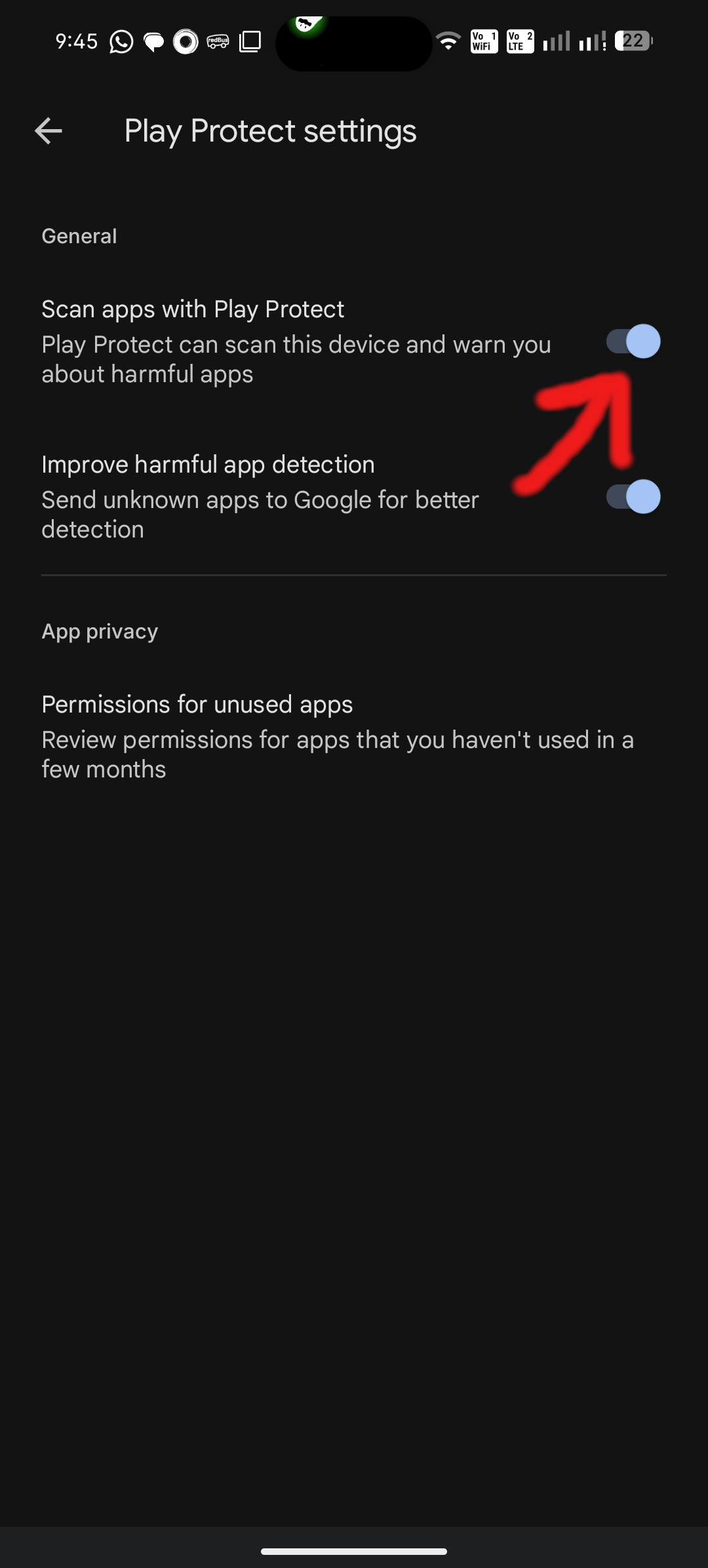 Disable Scan